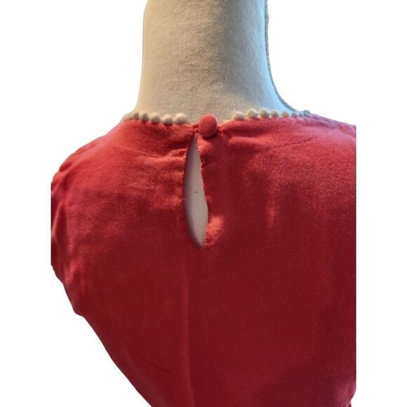 ModCloth Knitted Dove Pink Sleeveless Dress S Sheath Embroidered Boho Retro - Picture 6 of 7